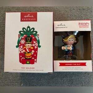 2pc Hallmark Ornaments